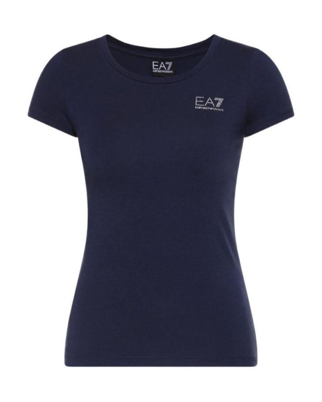 EA7 Blue Logot-Shirt