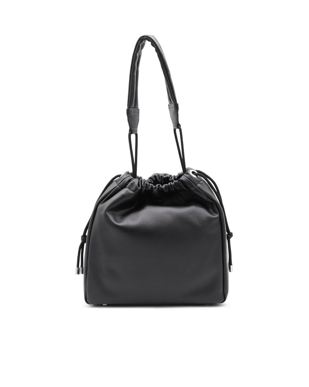 Vivienne Westwood Black Logo Plaque Shoulder Bag