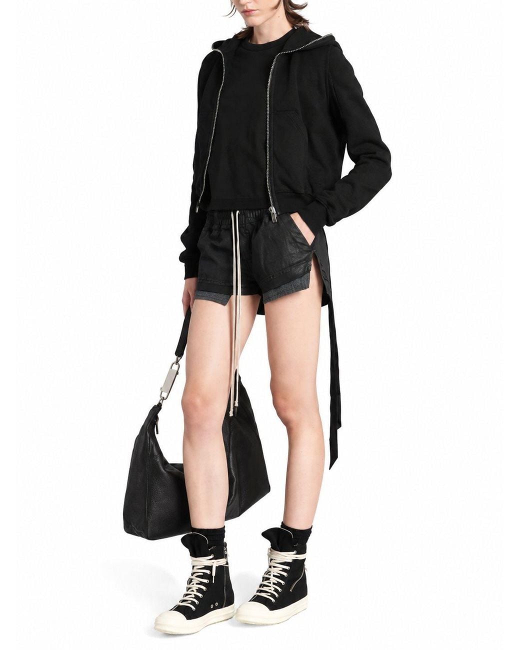 Rick Owens Black Short-Sleeve T-Shirt