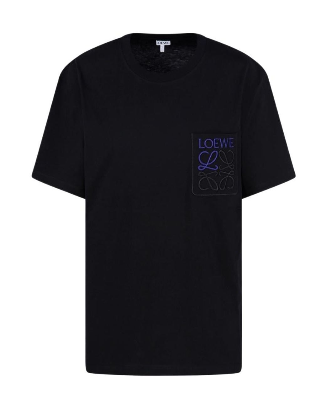 Loewe Black Regular Fit T-Shirt for men