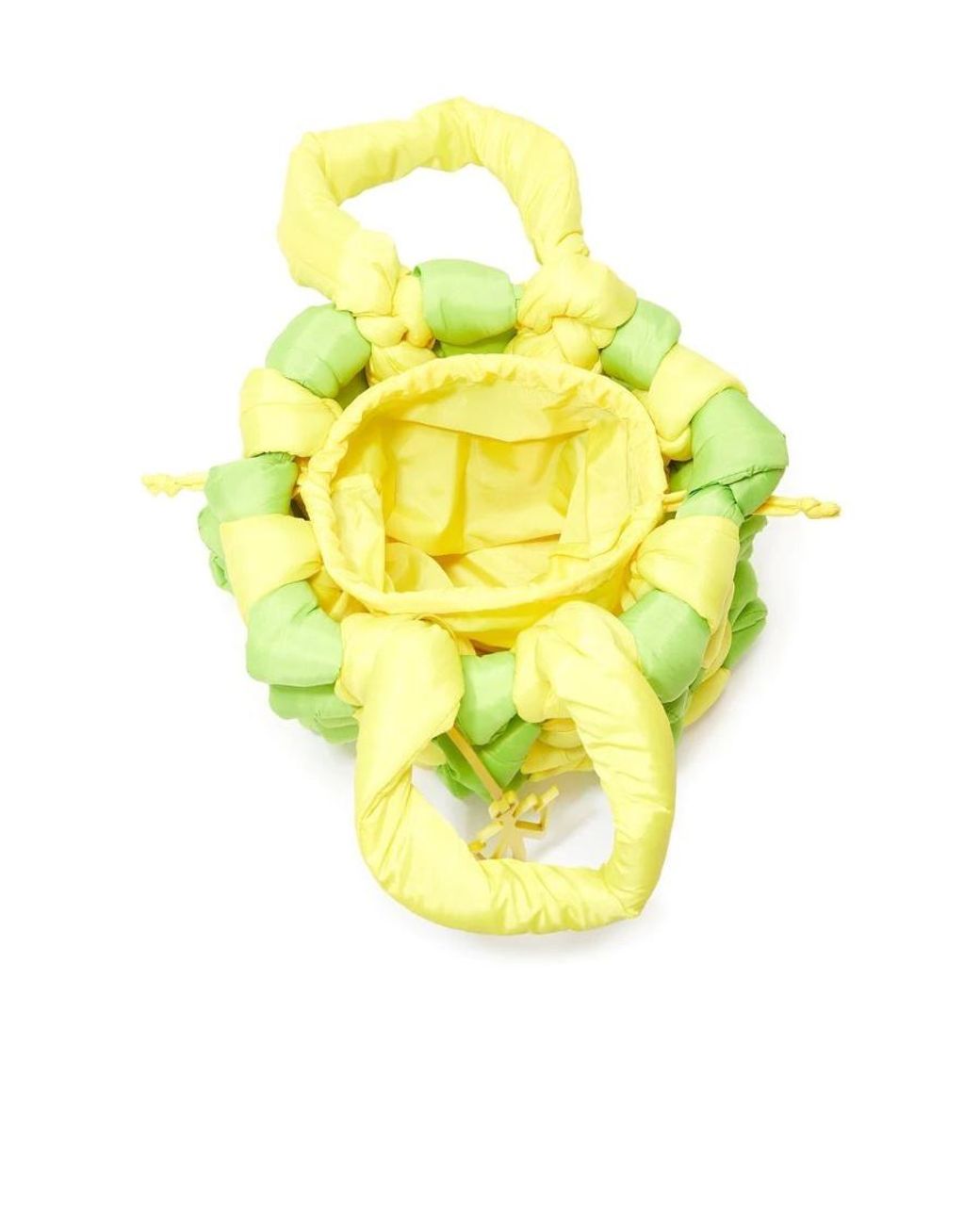 J.W. Anderson Yellow Woven Bucket Bag