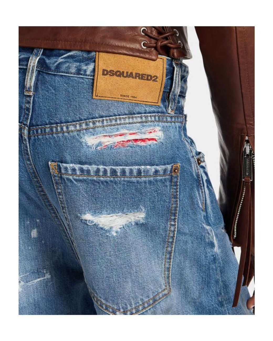 DSquared² Blue Kawaii Boyfriend Jeans