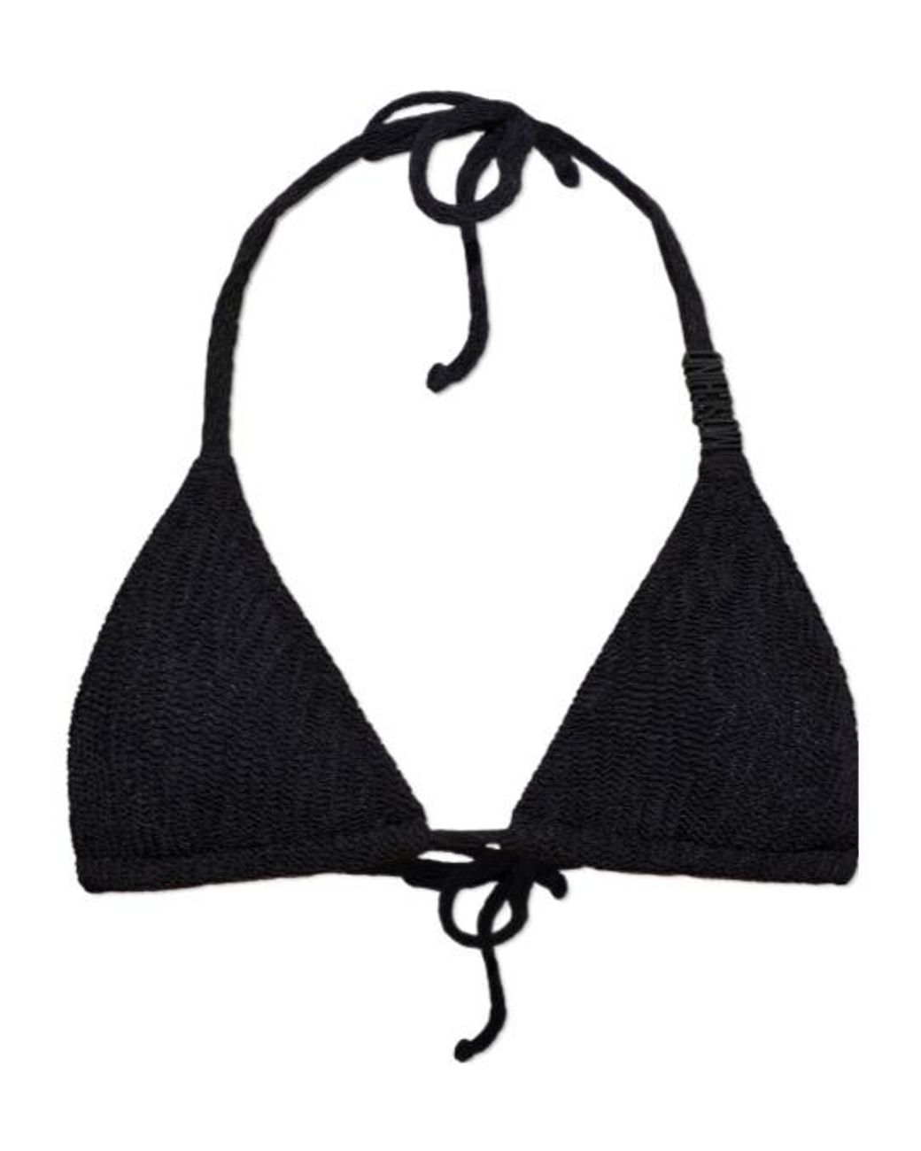 Moschino Black Bikini Top