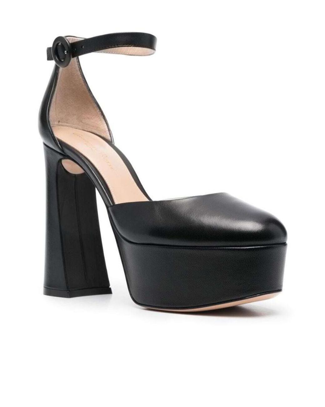 Gianvito Rossi Black Logo High Heels