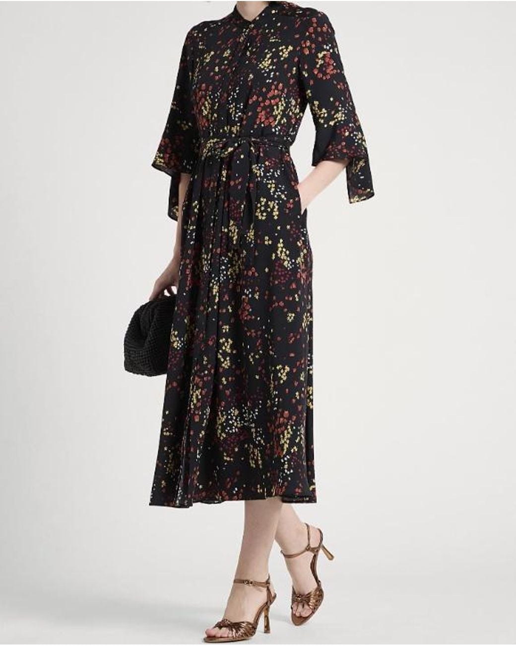 MAX&Co. Black Midi Dresses