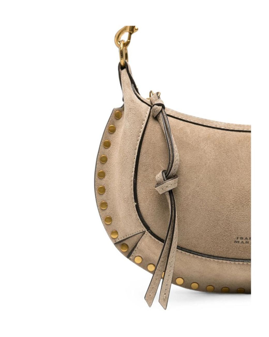 Isabel Marant White Oskan Moon Bag