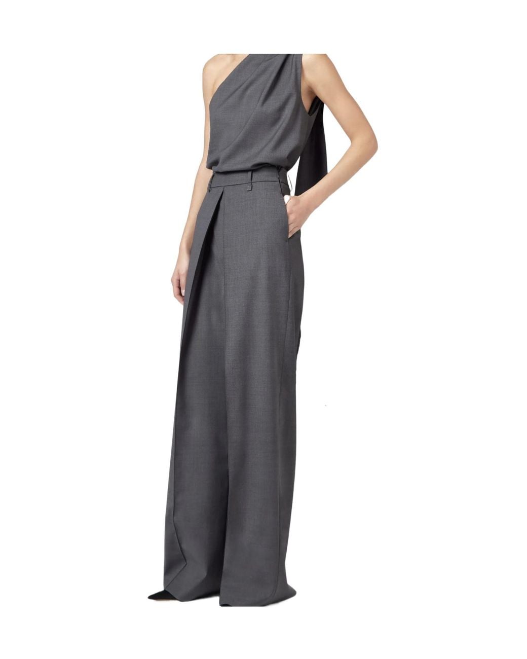 GIUSEPPE DI MORABITO Multicolor Front Overlay Wide-Leg Pants