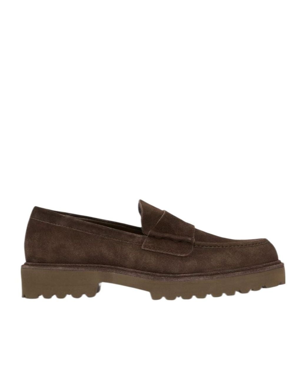 Max Mara Brown Mxaafelio Round-Toe Loafers