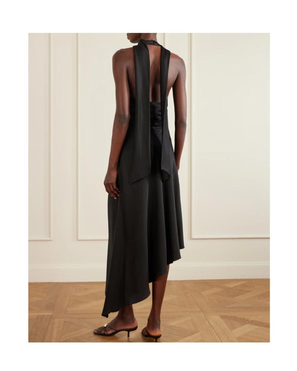 Jonathan Simkhai Black Monica Midi Dress