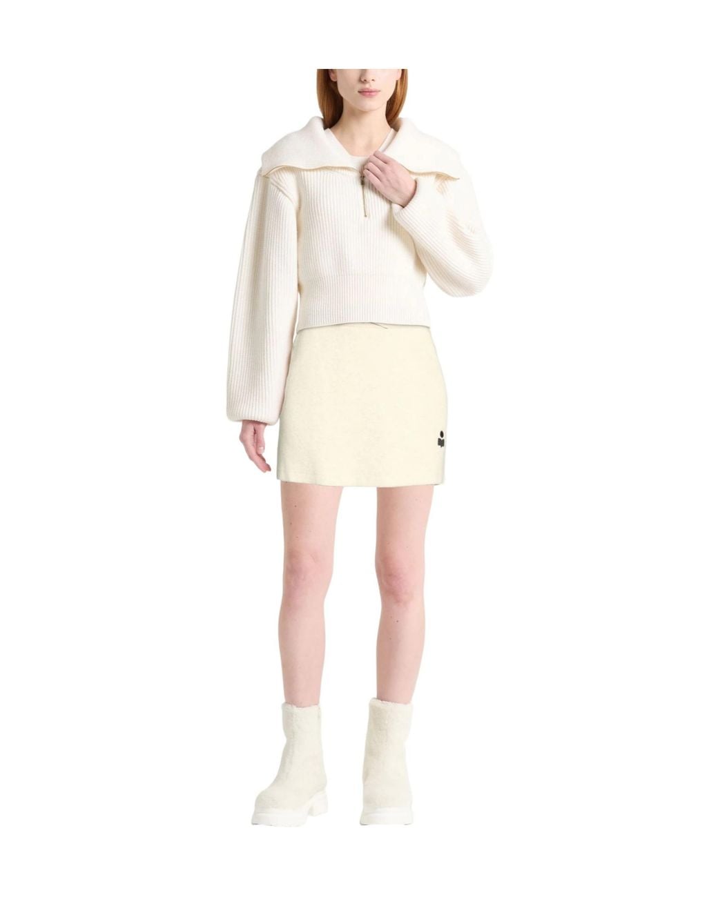 Isabel Marant Natural Lightweight Knitted Maxi Dress