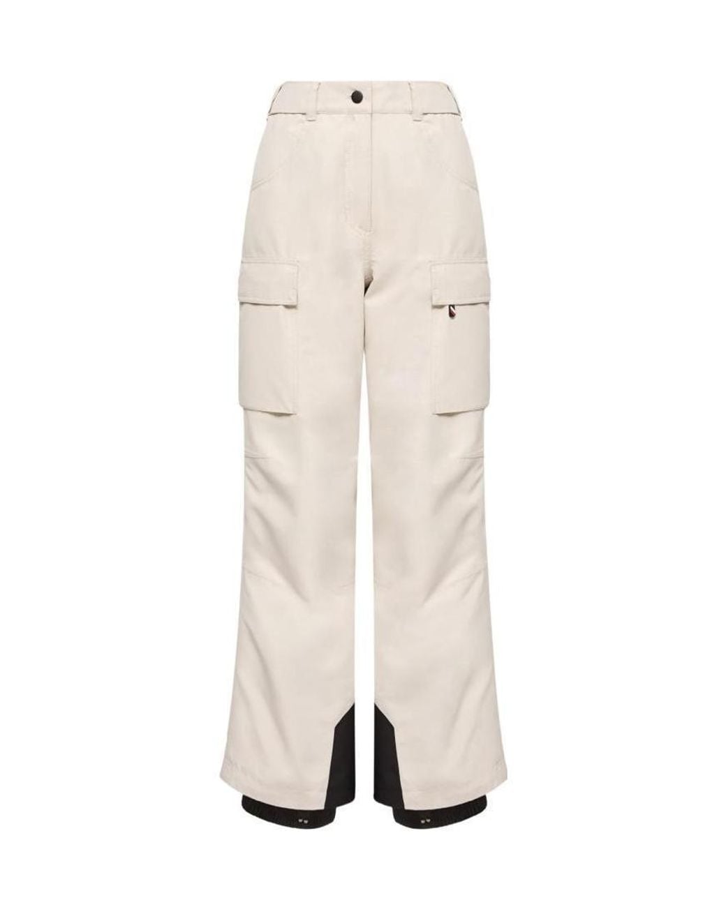 Moncler White Goretex Laminate Insulated Ski Trousers