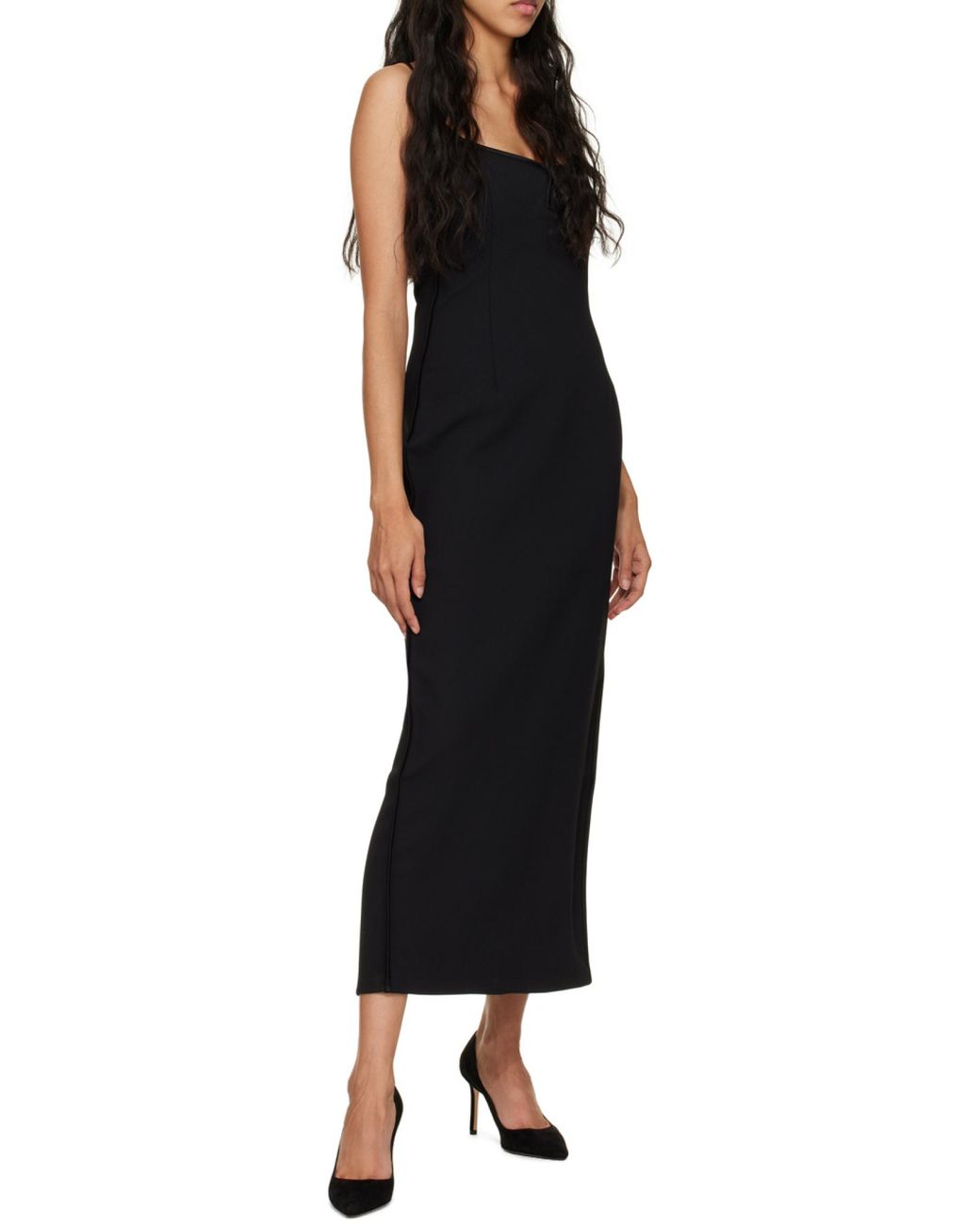 Jimmy Choo Black Romy 85 Slip-On Pumps