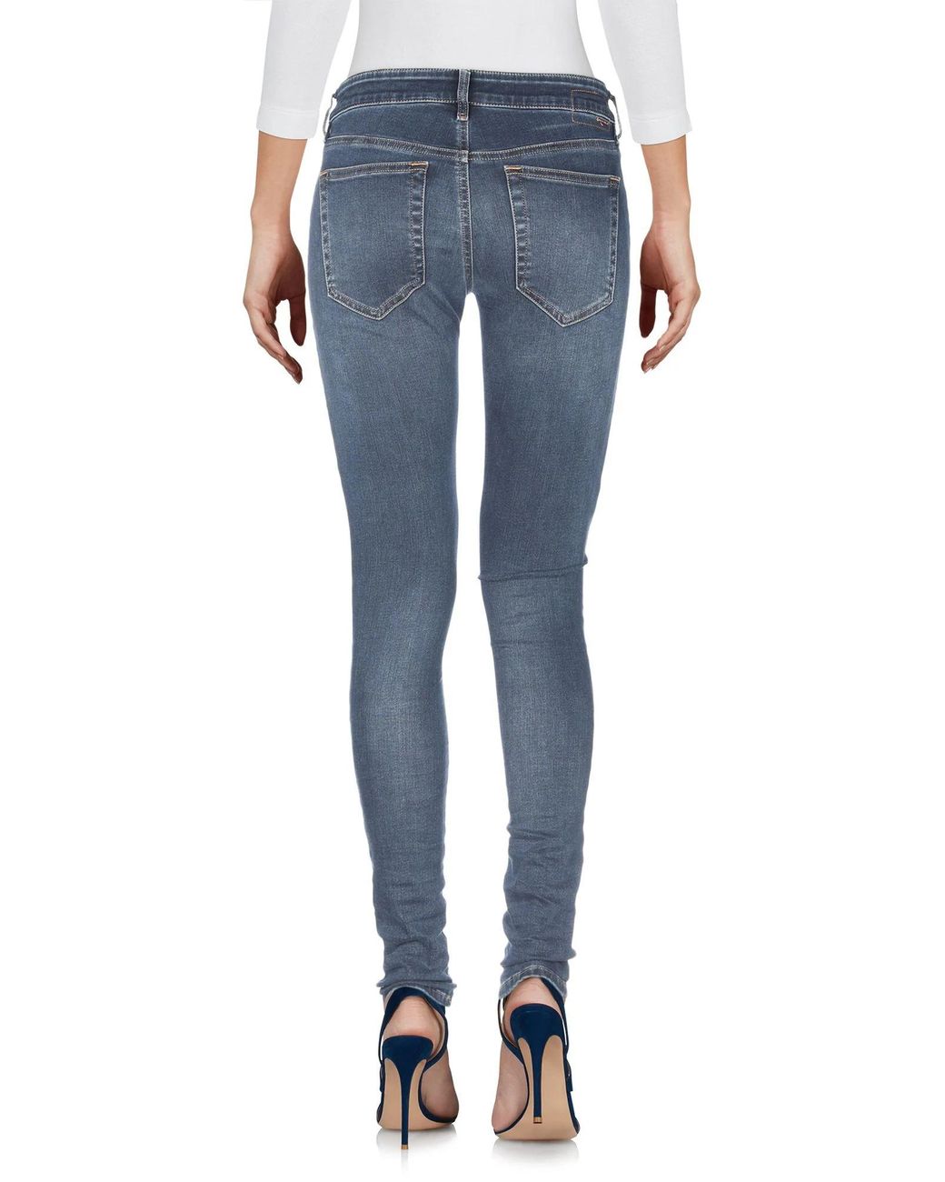 DIESEL Blue Dark Skinny Jeans