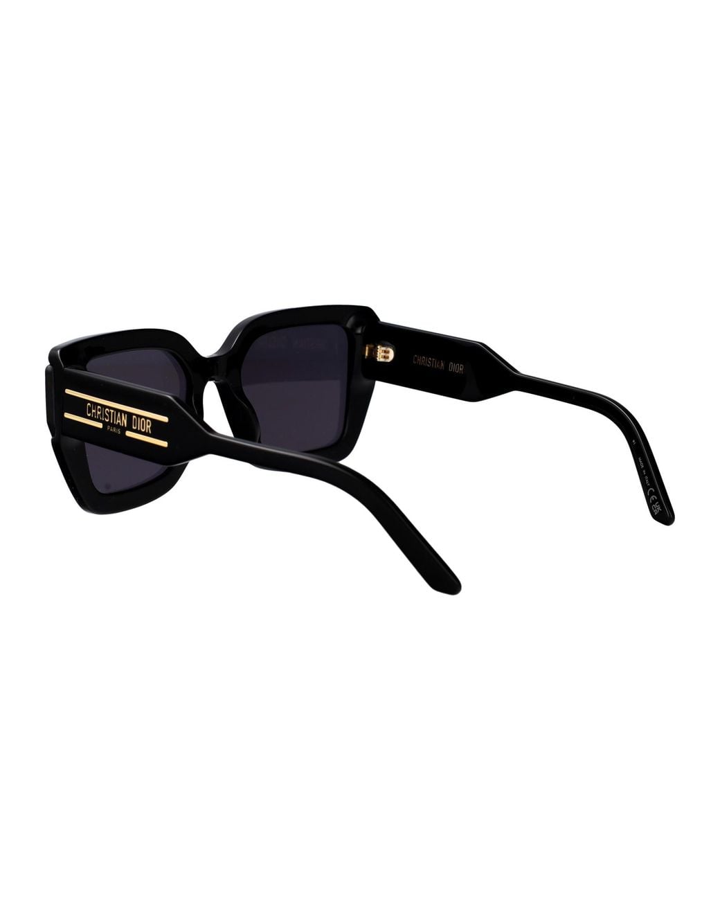 Dior Metallic Eyewear Square Frame Sunglasses