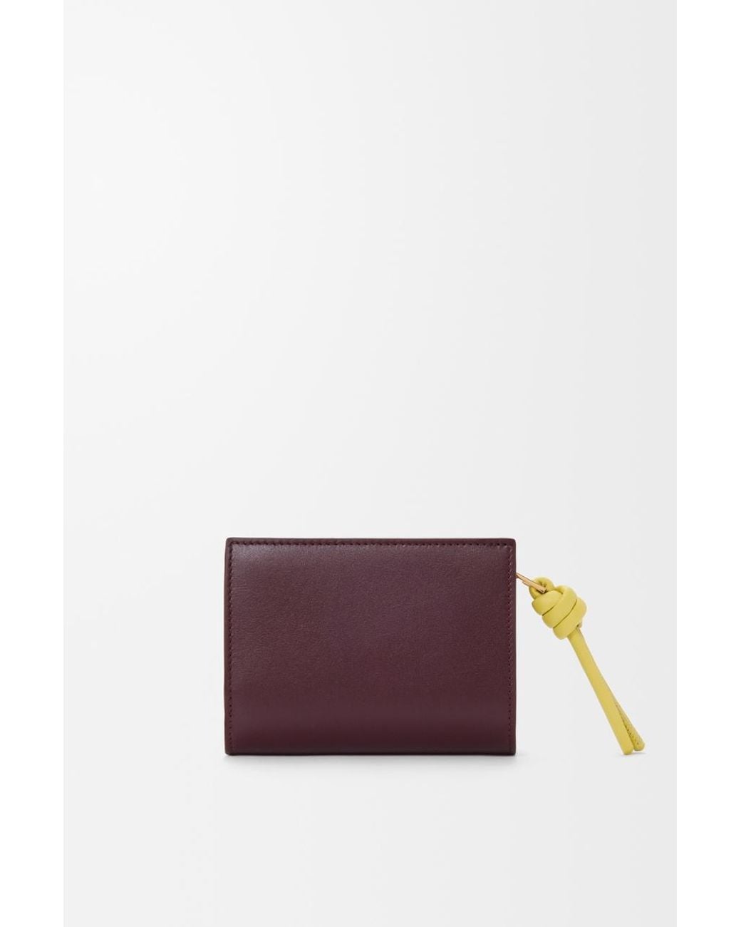 Loewe Purple Knot Compact Wallet