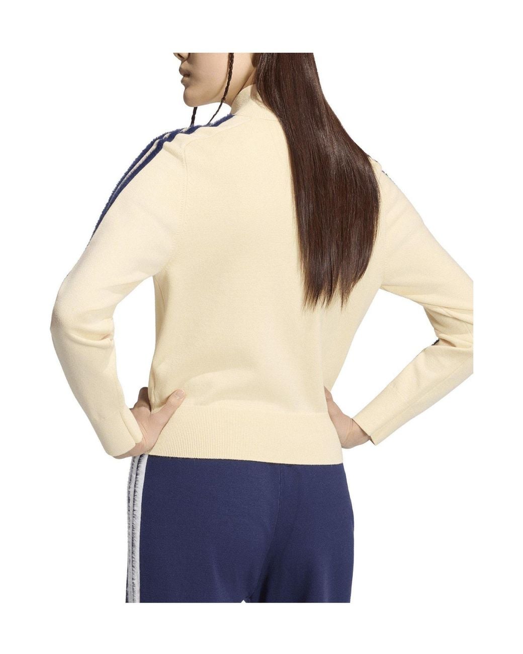 Adidas Originals Natural Knit Zip-Up Track Jacket