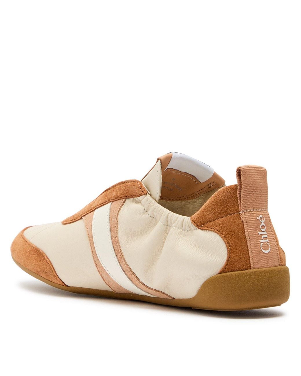 Chloé Pink Patchwork Flat German Training Shoes
