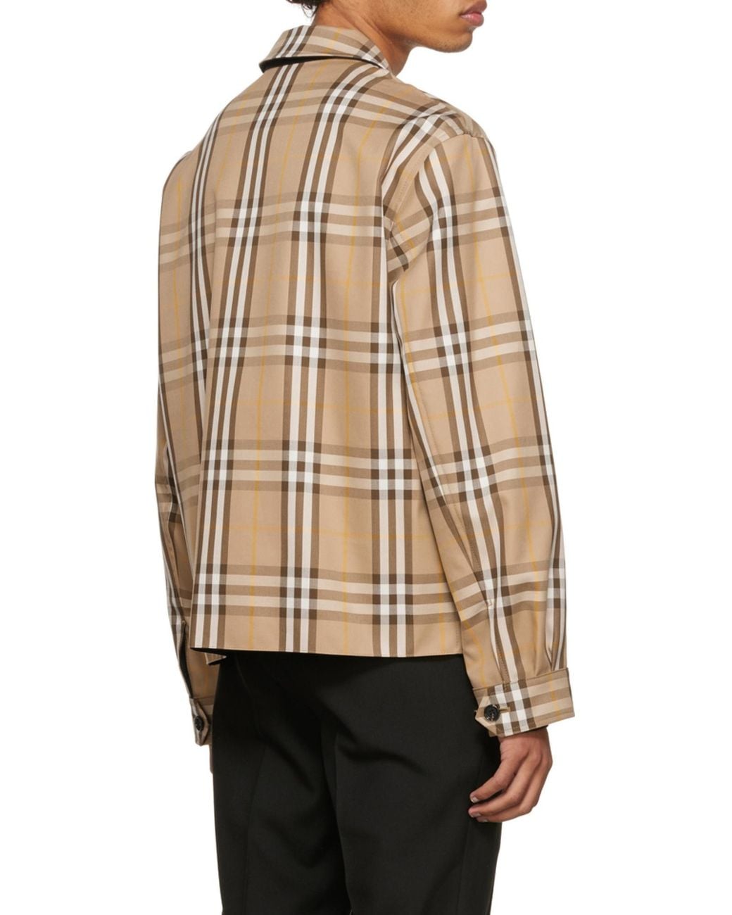 Burberry Brown Reversible Zip-Up Jacket for men