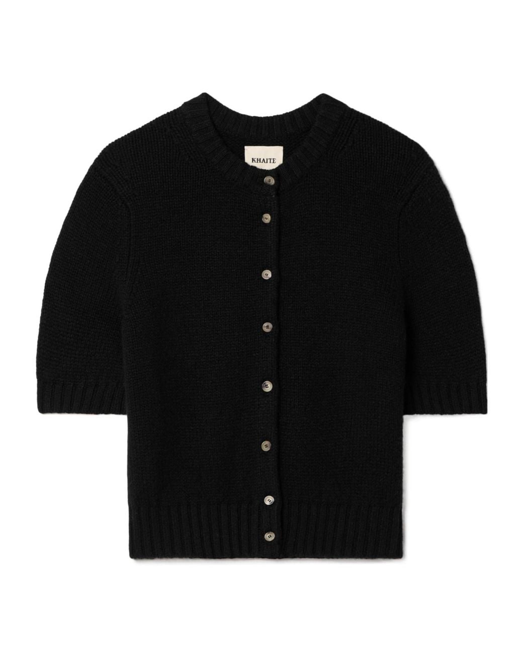 Khaite Black Casual Cardigan