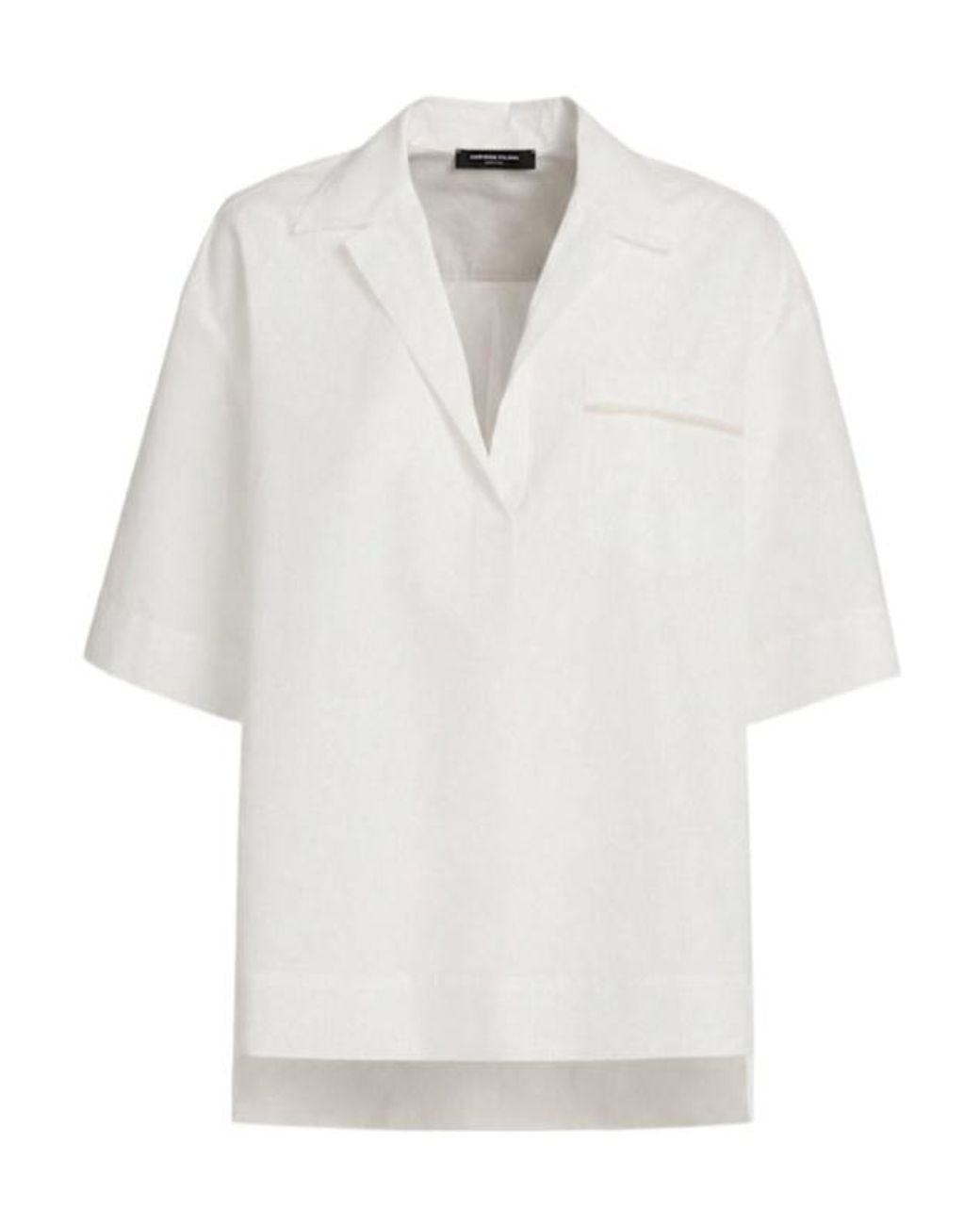 Fabiana Filippi White Short-Sleeved Polo Shirt