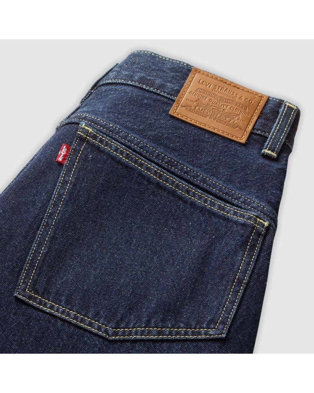 Levi's Blue Super Baggy Barrel Jeans