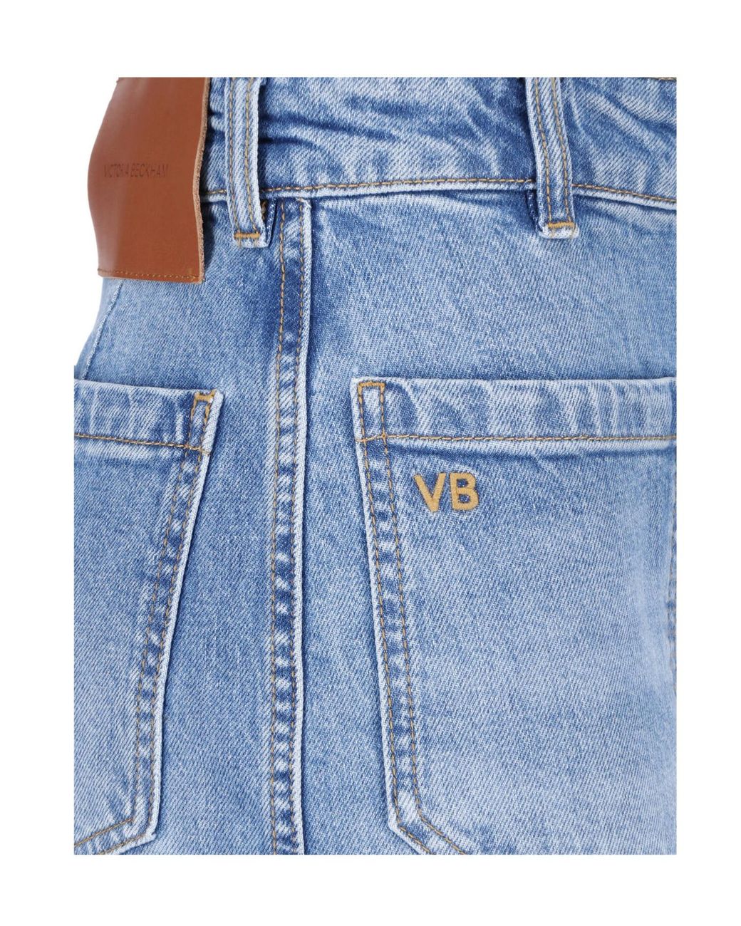 Victoria Beckham Blue Alina Stretch Jeans