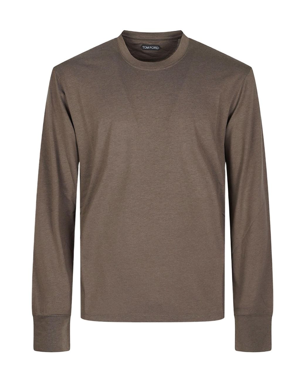 Tom Ford Brown Long-Sleeve T-Shirt for men
