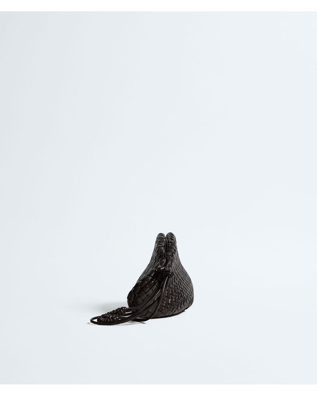 Bottega Veneta Black Small Onda Clutch