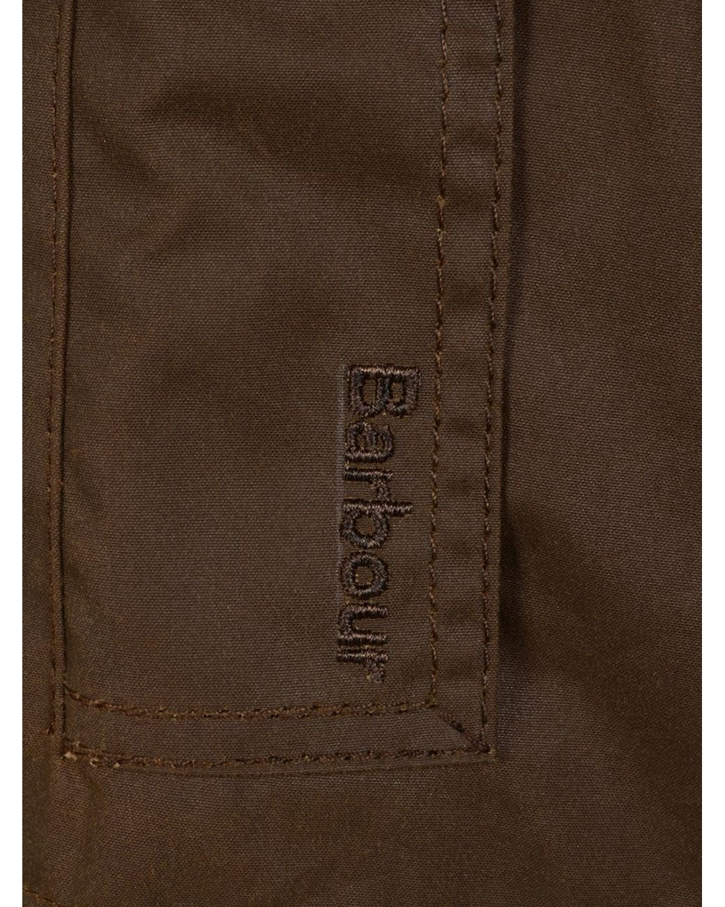 Barbour Brown Corduroy-Collar Jacket