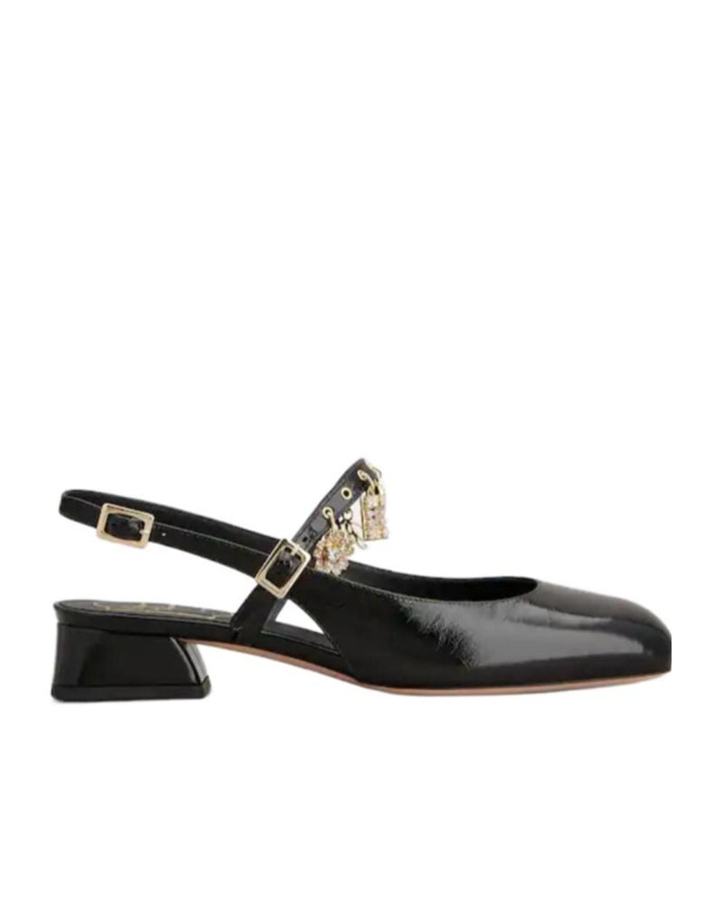 Roger Vivier Black Très Vivier Slingback Mary Janes