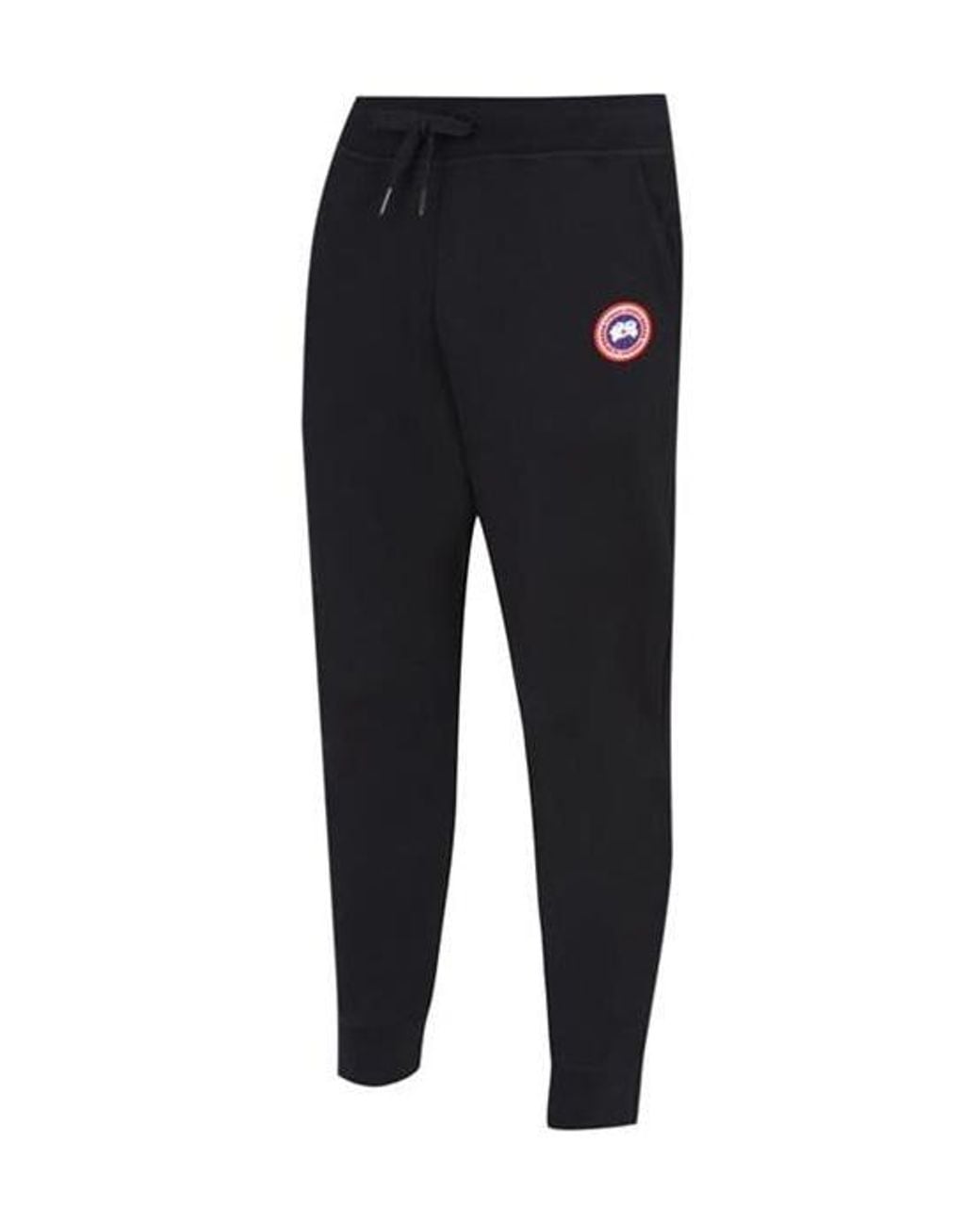 Canada Goose Black Logo Patch Sweatpants for men