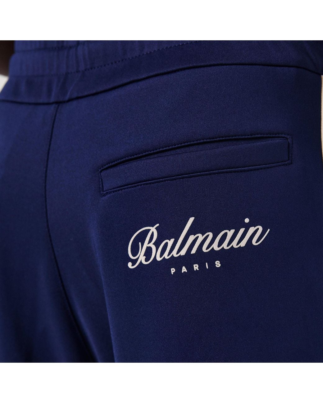 Balmain Blue Simple And Casual Pants for men