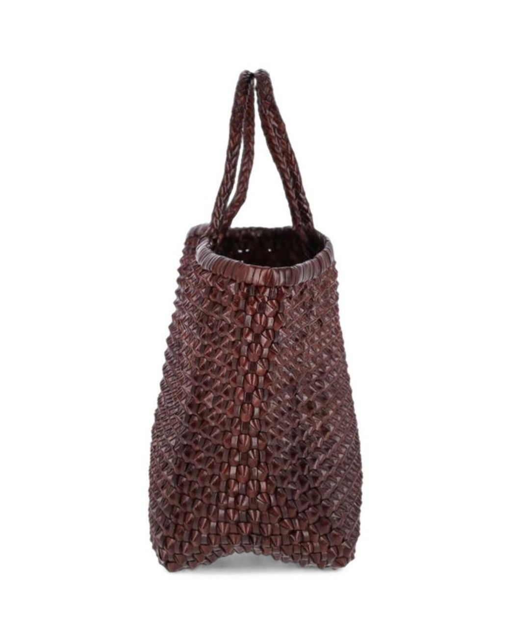 Dragon Diffusion Red Double-Handle Handbag