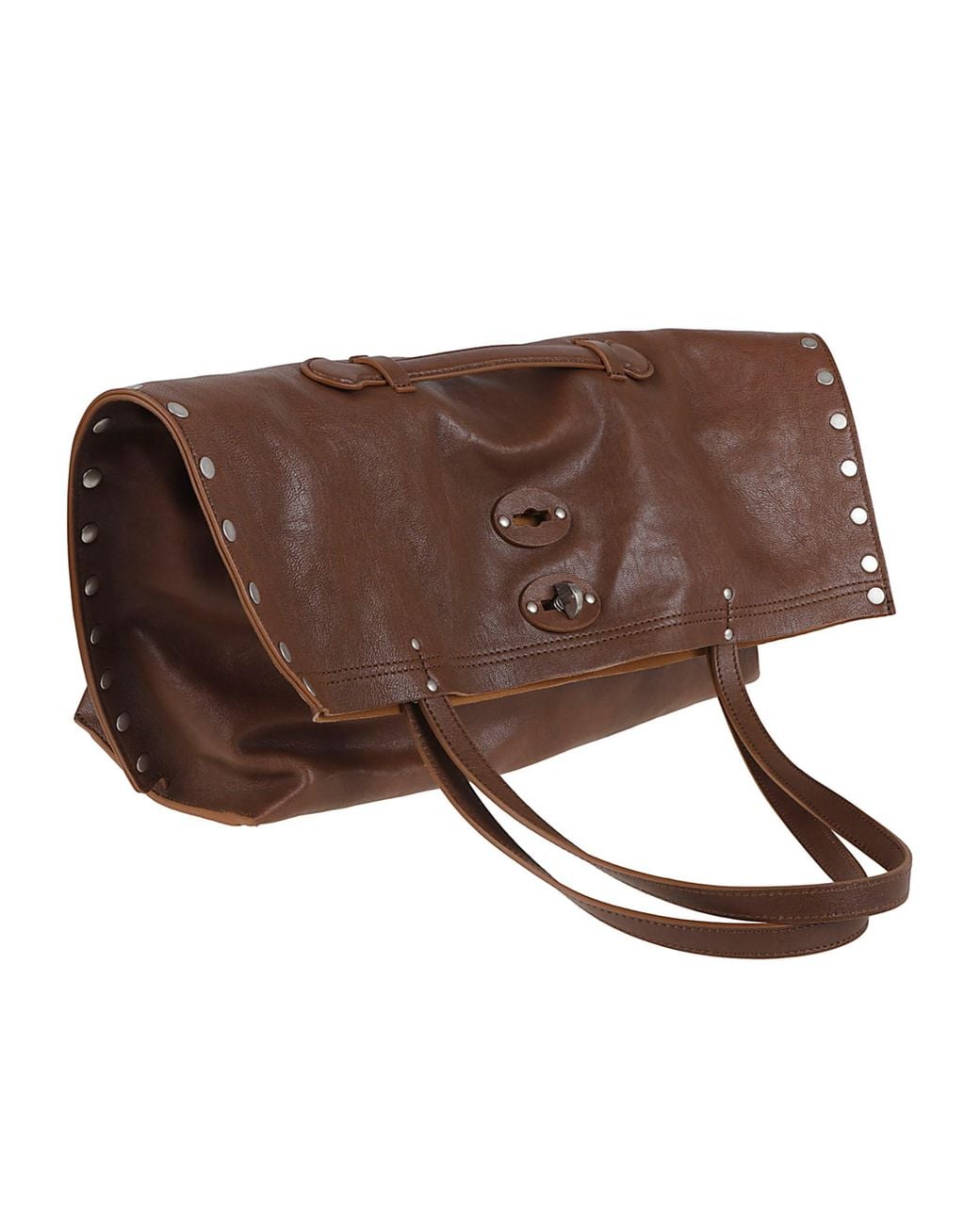 Zanellato Brown Aspasso Medium Tote Bag