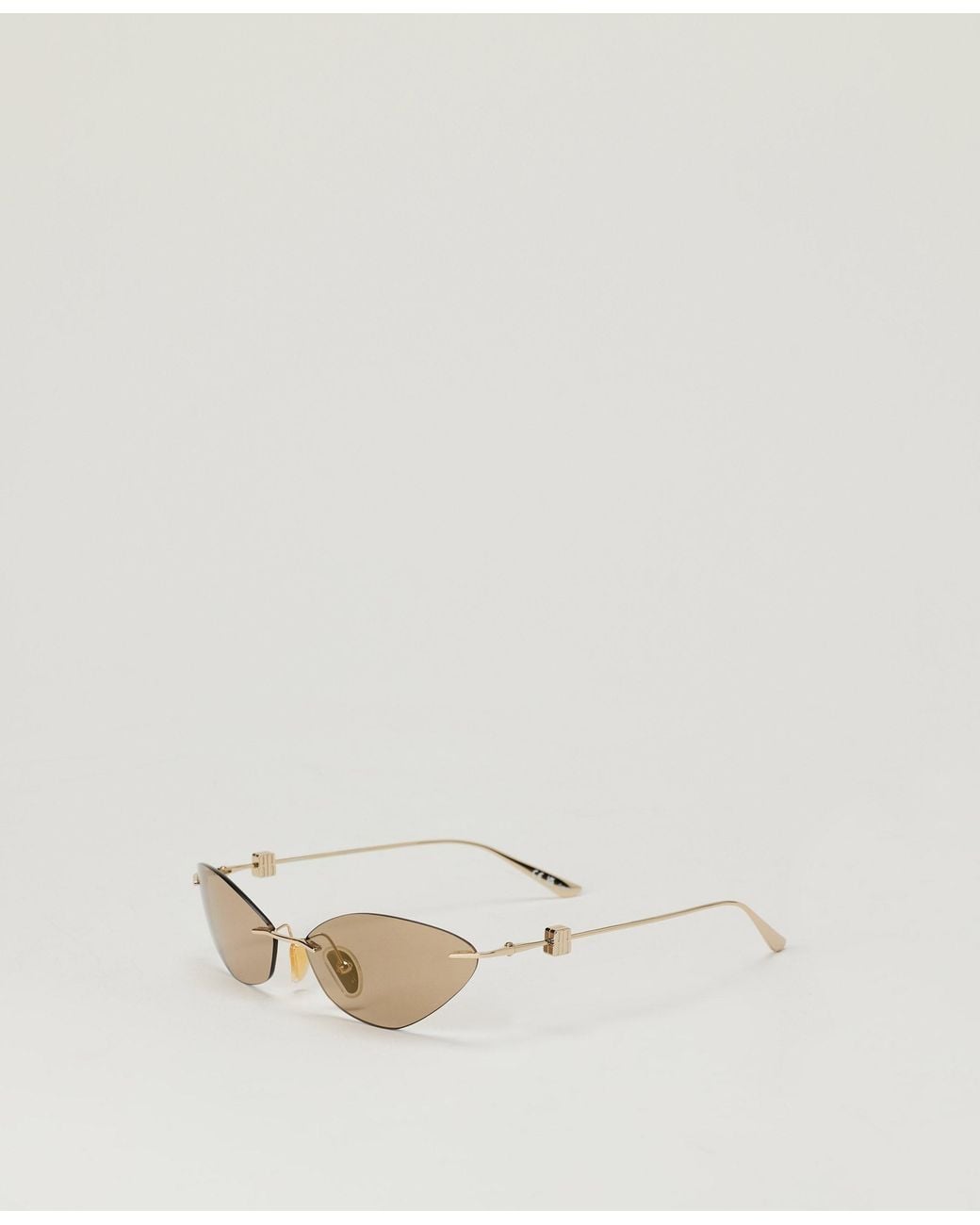 Balenciaga Natural Cat-Eye Sunglasses
