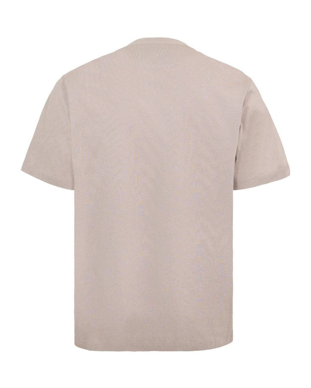 C P Company White Logo Crew-Neck T-Shirt for men