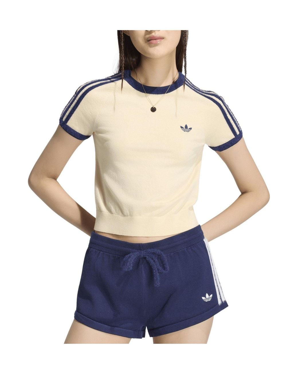 Adidas Originals Blue Classic Knitted T-Shirt