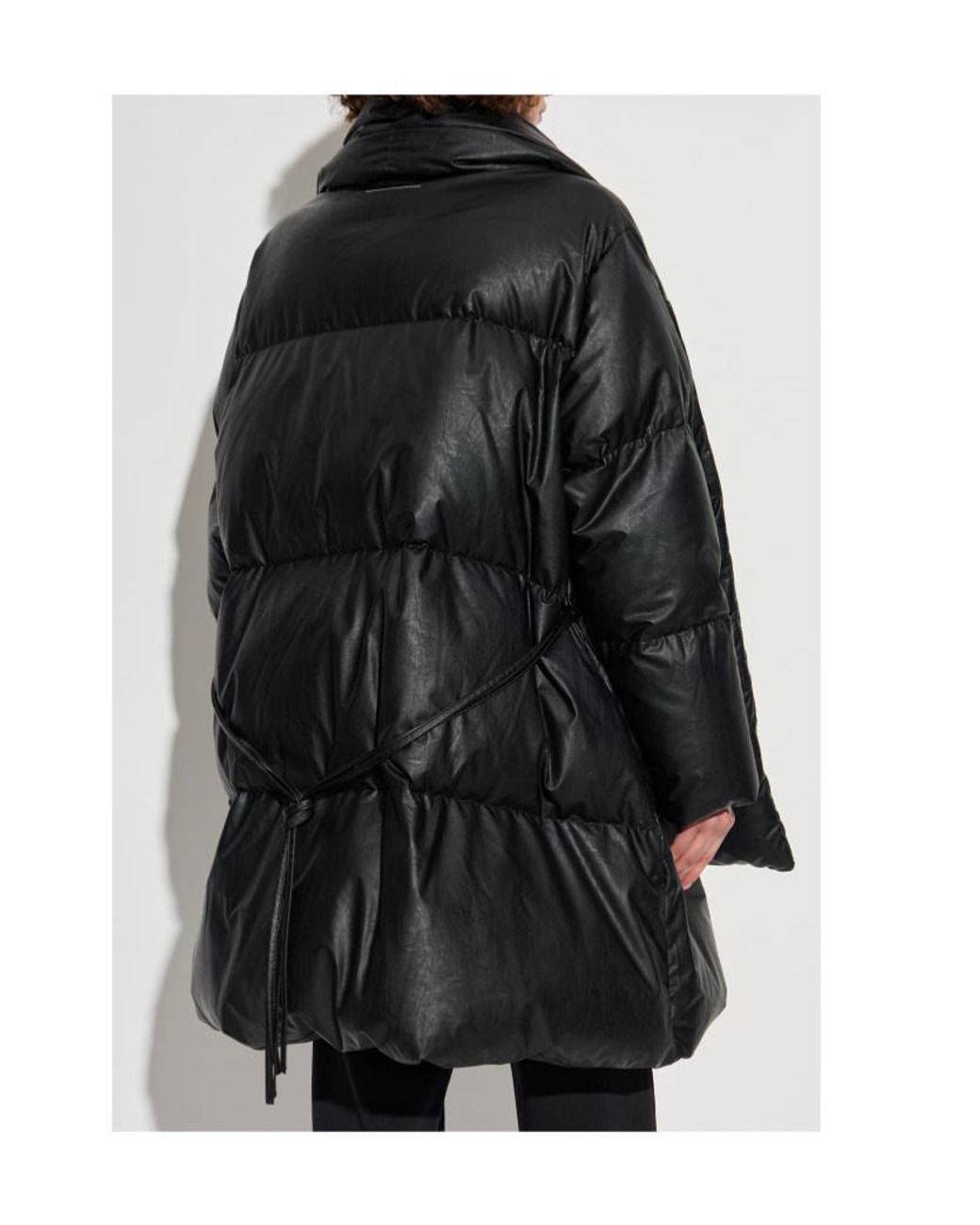 MM6 by Maison Margiela Black Padded Puffer Coat