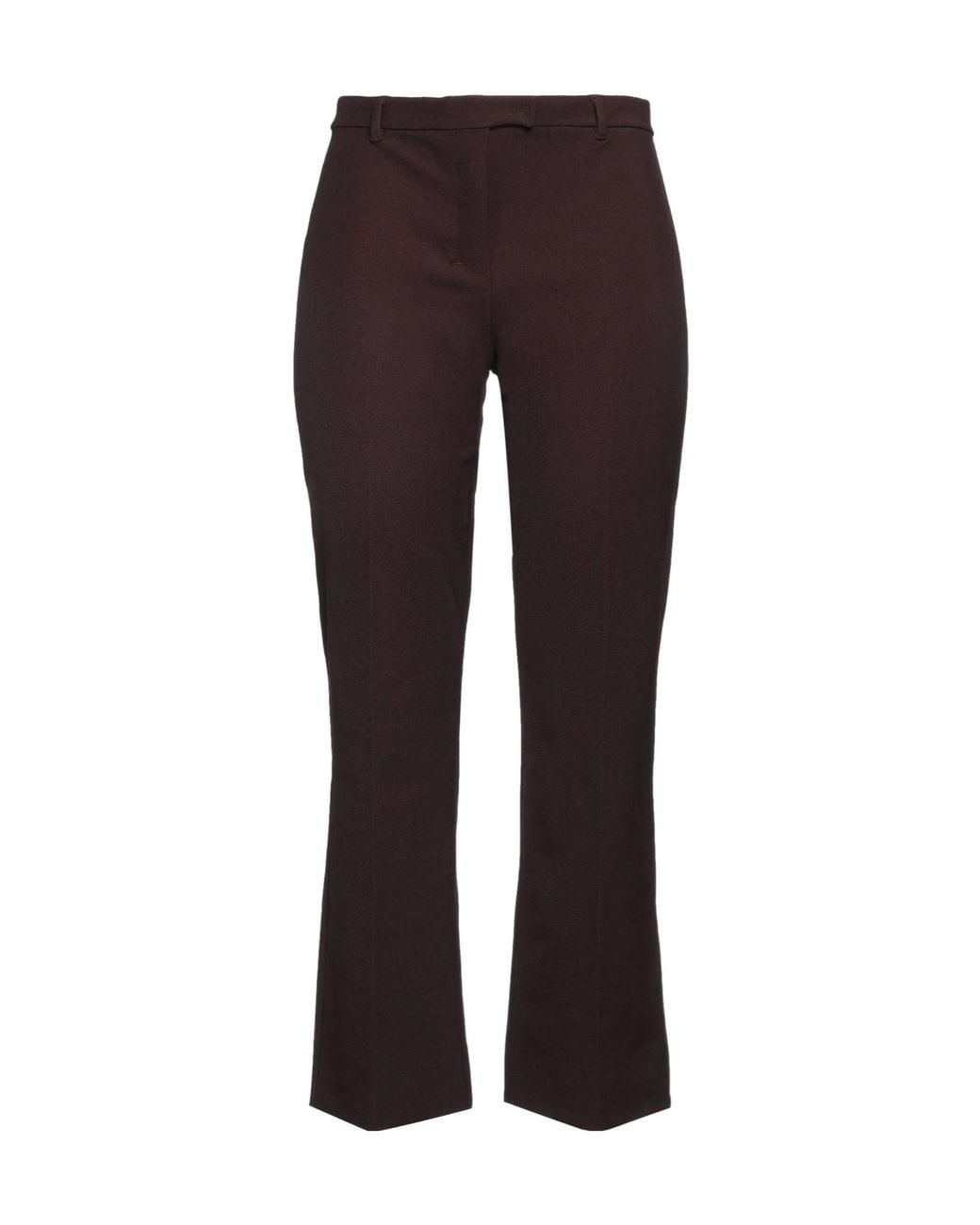 Max Mara Purple High-Waisted Dark Bootcut Trousers