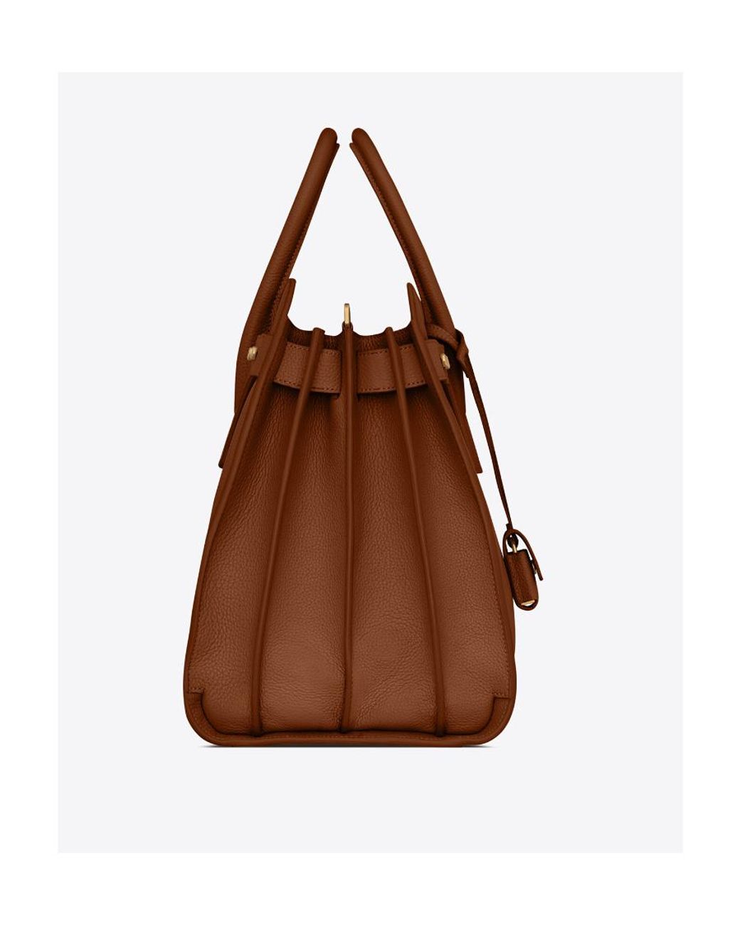 Saint Laurent Brown Sac De Jour Supple Medium Tote Bag