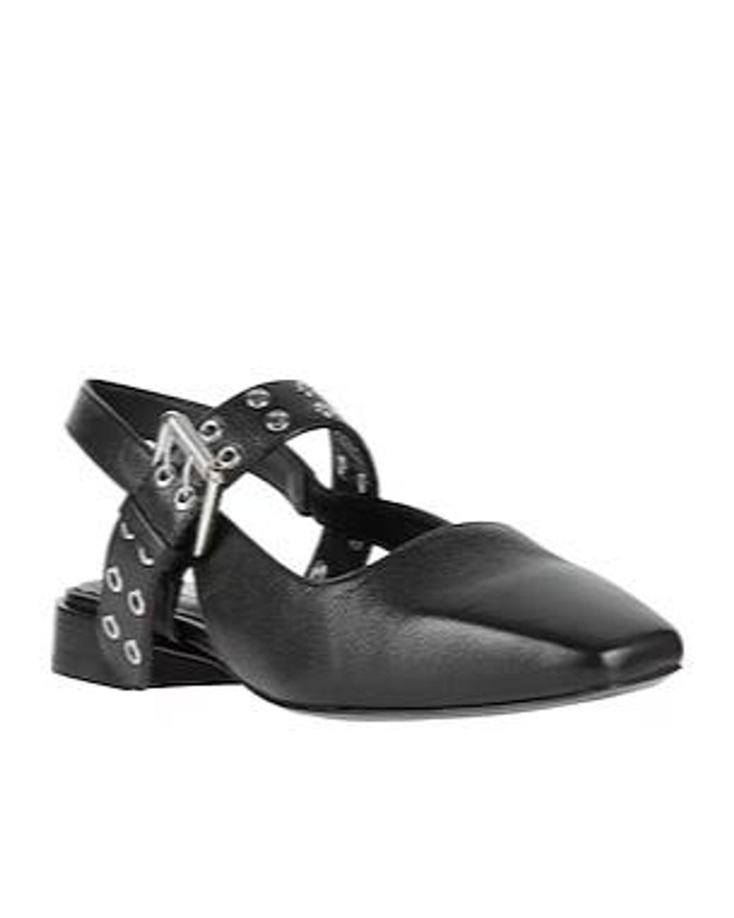 Rag & Bone Black Minimalistaccent Pointedtoe Ballet Flats