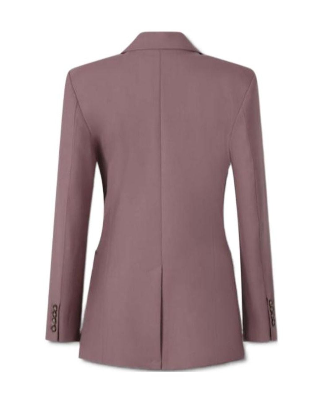 Victoria Beckham Purple Long-Sleeved Blazer