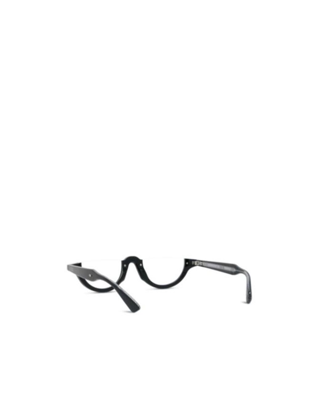 KENZO White Semi-Rimless Non-Prescription Glasses for men