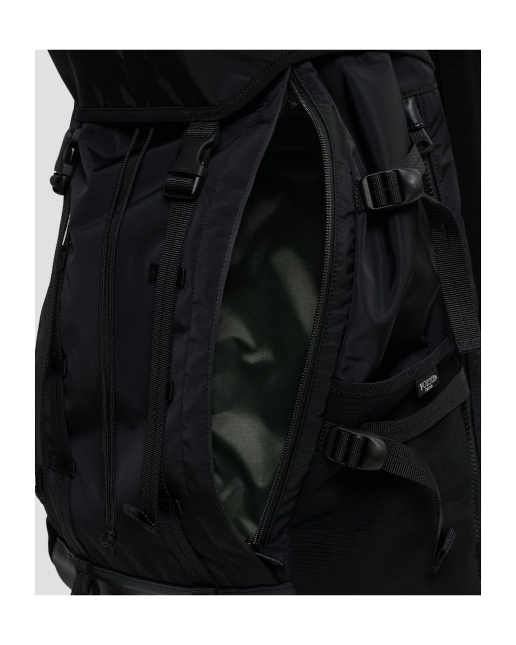 Porter-Yoshida and Co Black Porter Monochrome Backpack for men