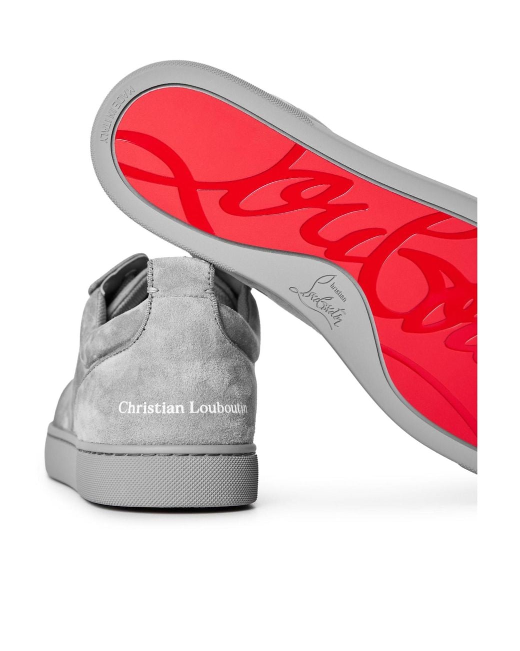 Christian Louboutin Gray Versatile Low-Top Casual Skate Shoes for men
