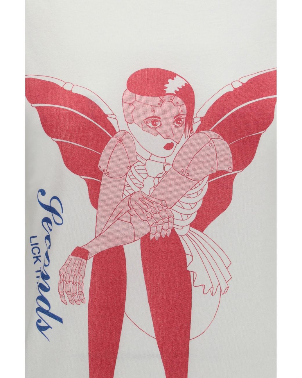 Our Legacy Pink Slant Graphic T-Shirt