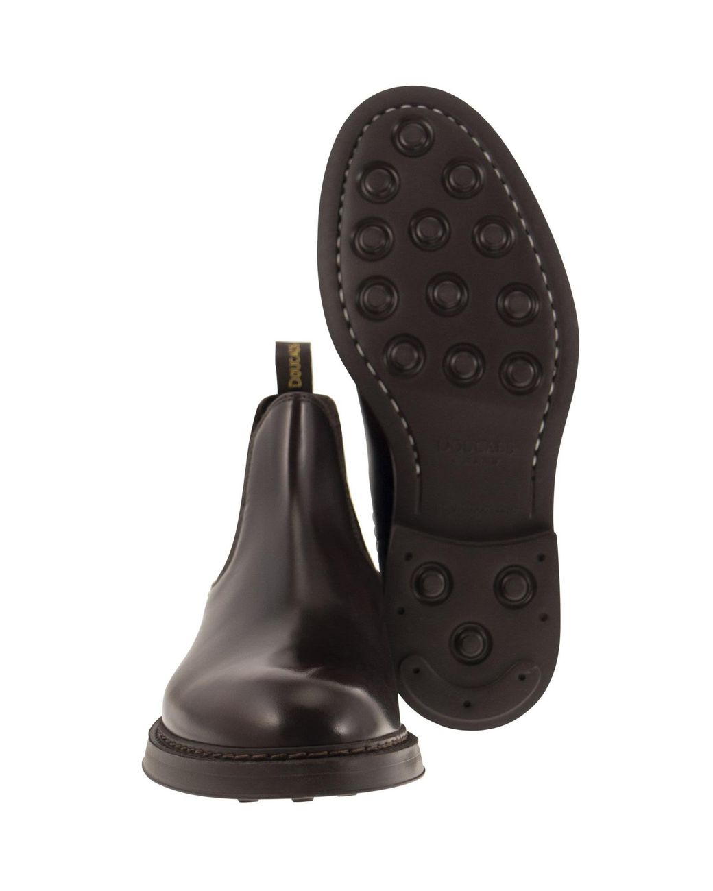 Doucal's Brown Beatle Chelsea Boots for men