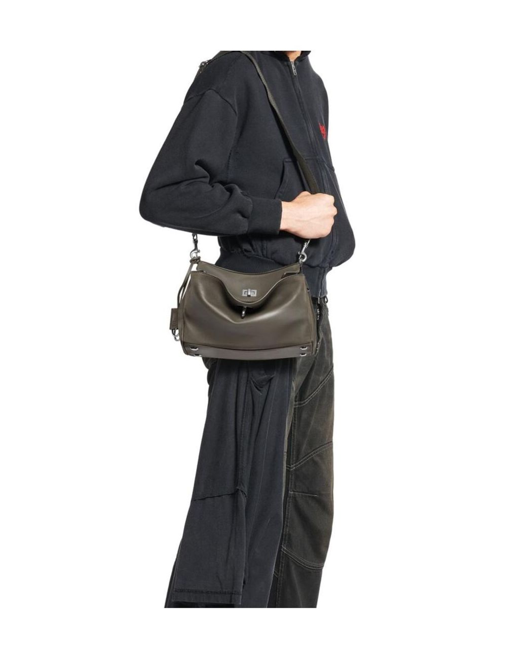 Balenciaga White Rodeo Small Messenger Bag
