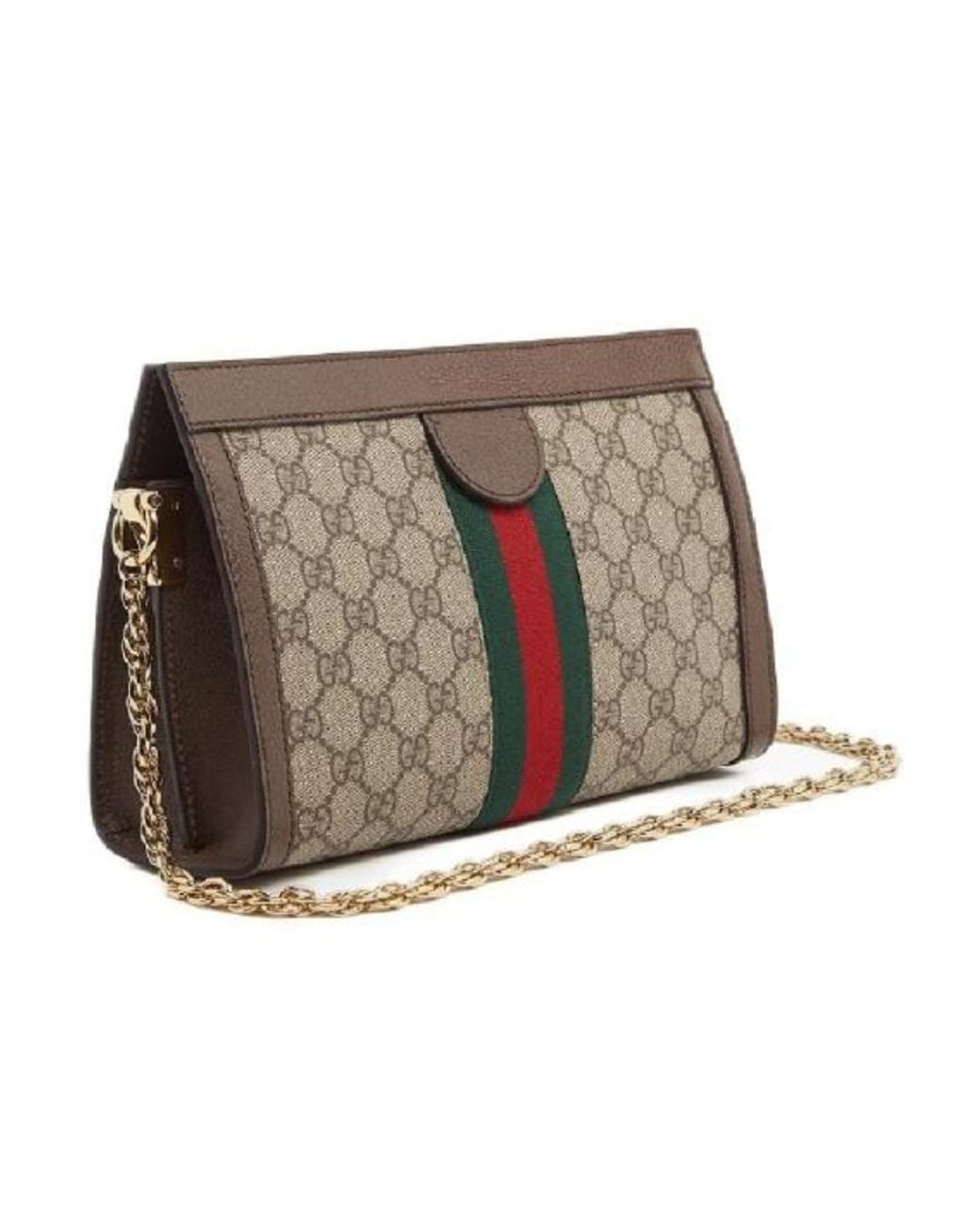 Gucci Gray Ophidia Gg Small Shoulder Bag