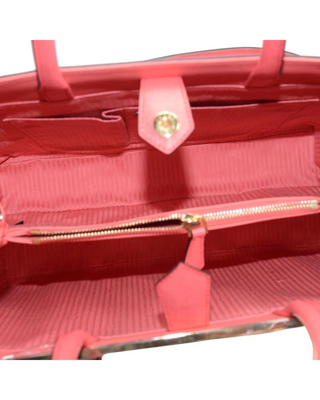 Fendi Pink Logo Handbag